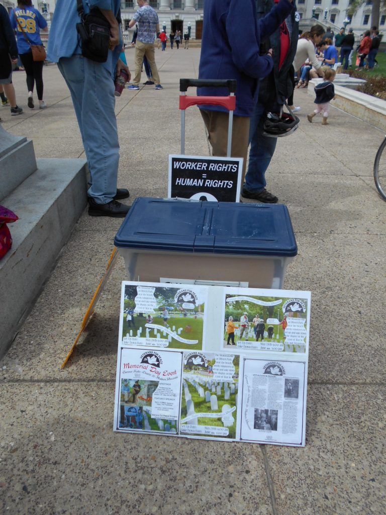 VFP Table and Drone at Farmers Mkt April 23 2016 007